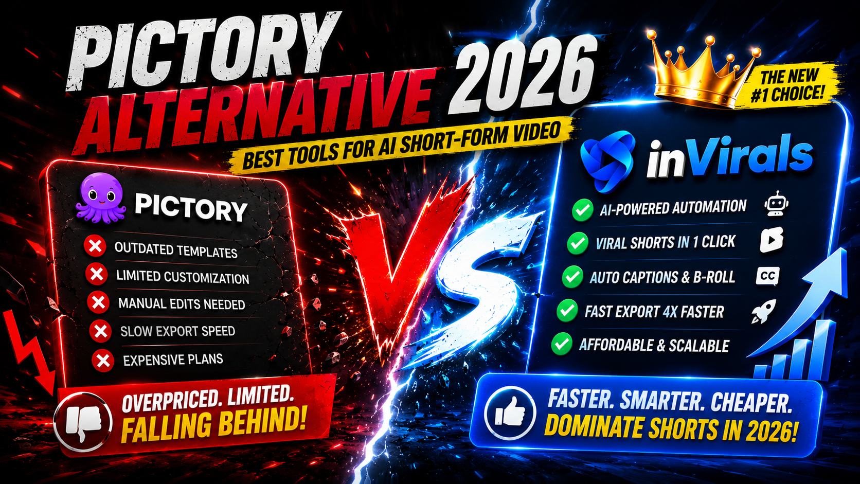 Pictory Alternative 2026: Best Tools for AI Short-Form Video