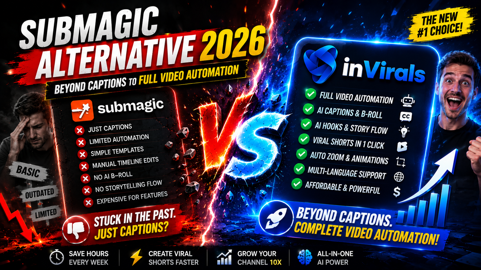Submagic Alternative 2026: Beyond Captions to Full Video Automation