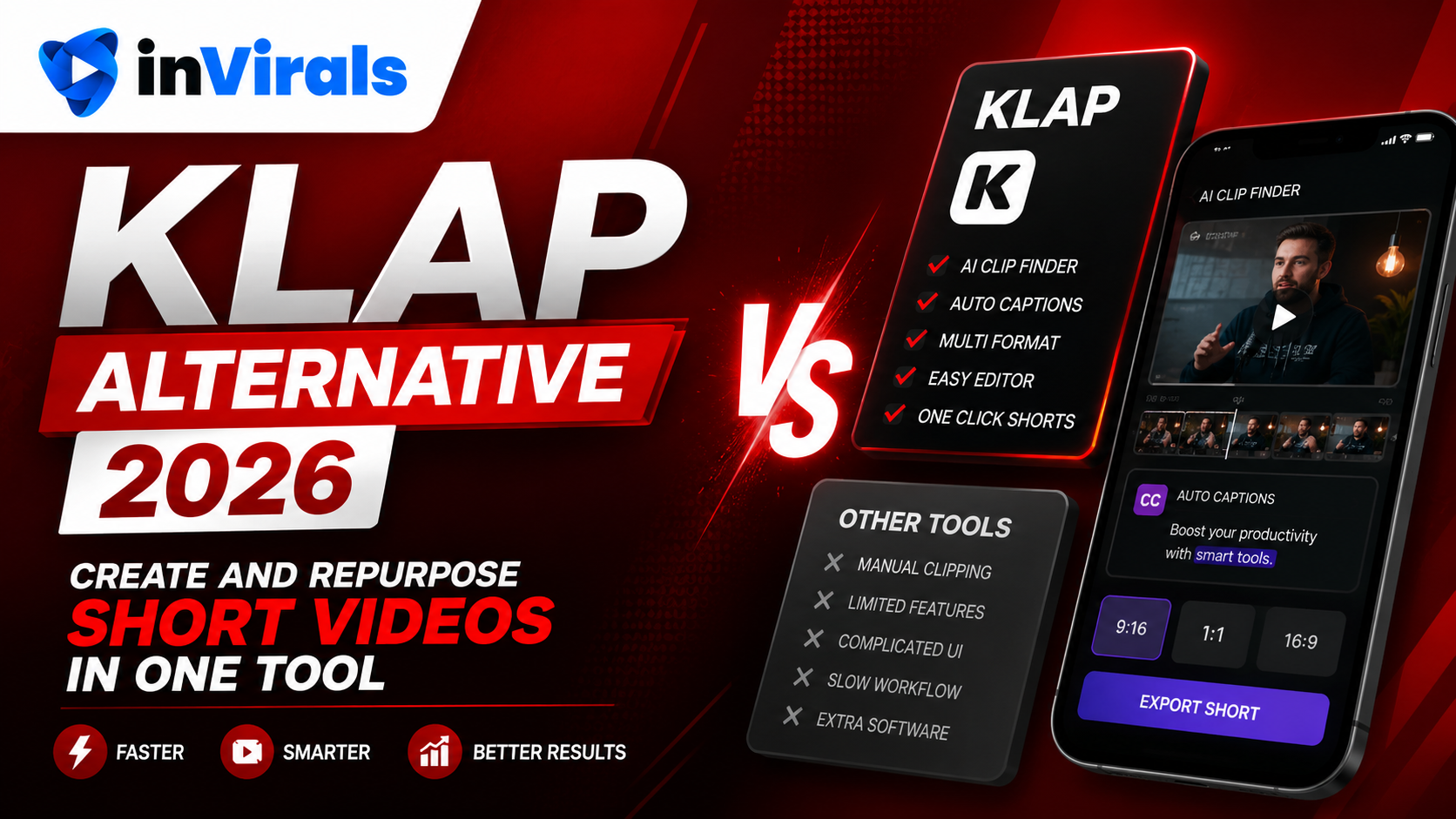 Klap Alternative 2026: Create and Repurpose Short Videos in One Tool
