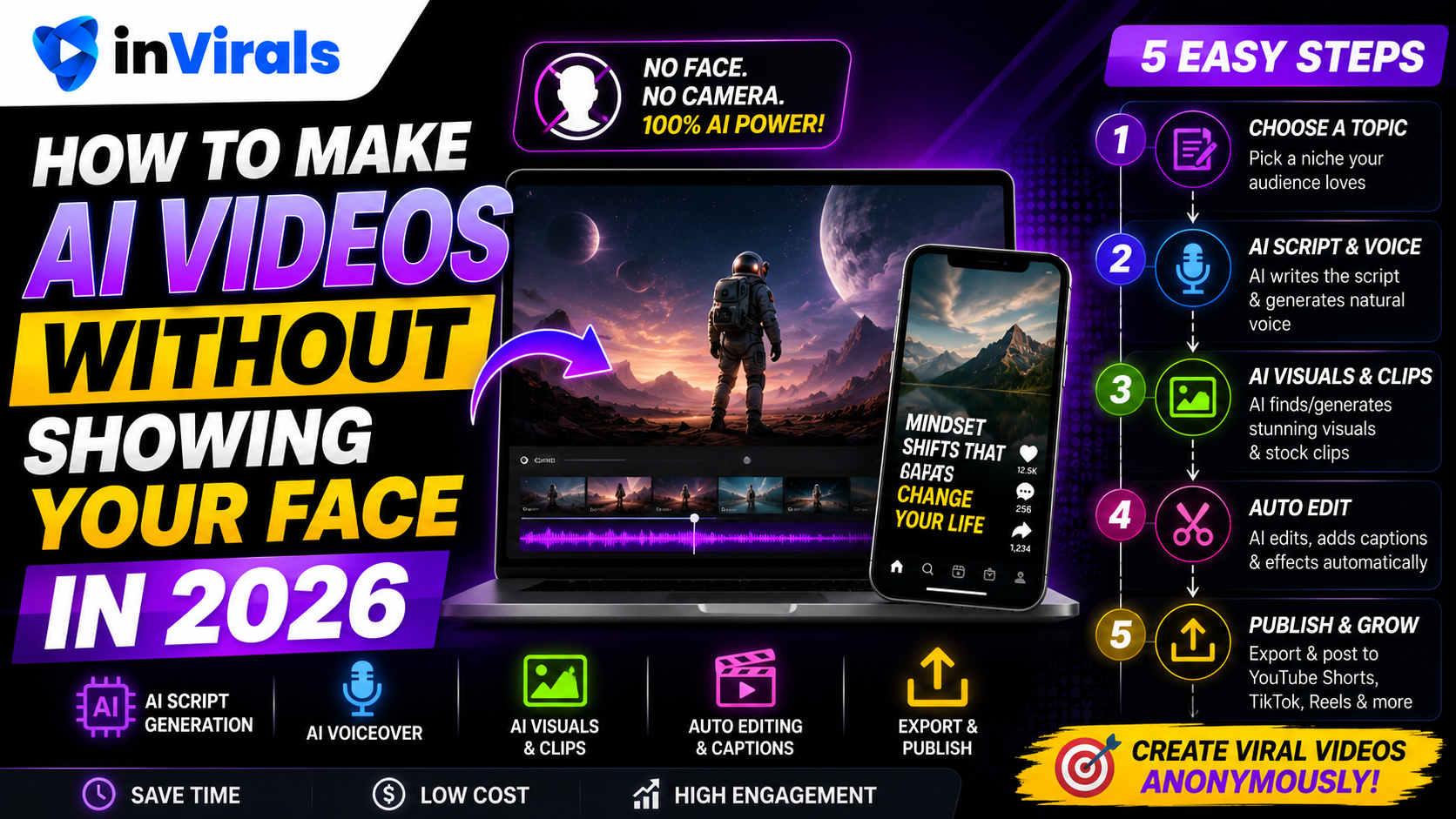How to Make AI Videos Without Showing Your Face in 2026
